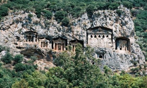 Zdjęcie TURCJA / brak / Okolice Fethiye / groby