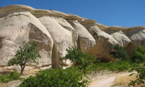 Zdjecie TURCJA / Kapadocja / Kapadocja / tufowe grki i pagrki 2