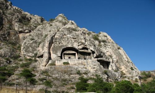 Zdjęcie TURCJA / Połnocja Anatolia / Amasya / Groby królów pontyjskich