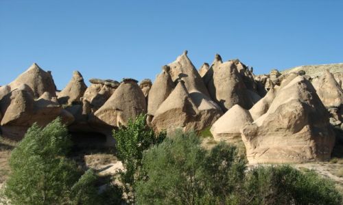 Zdjecie TURCJA / Srodkowa Anatolia / Kapadocja / stożki