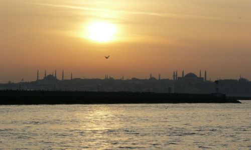Zdjęcie TURCJA / . / .istanbul / istanbul zachod slonca