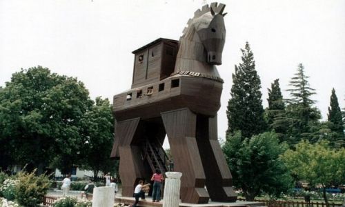 Zdjęcie TURCJA / - / TROJA / KOŃ TROJAŃSKI