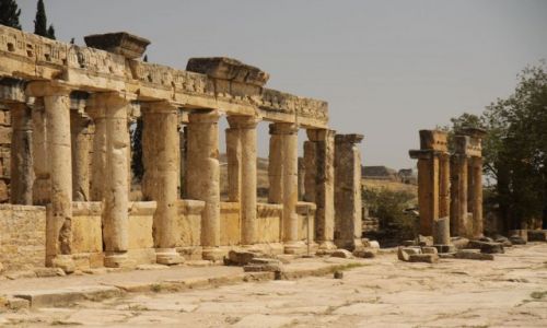 Zdjęcie TURCJA / płd-zach Turcja / Hierapolis / Ruiny latryn