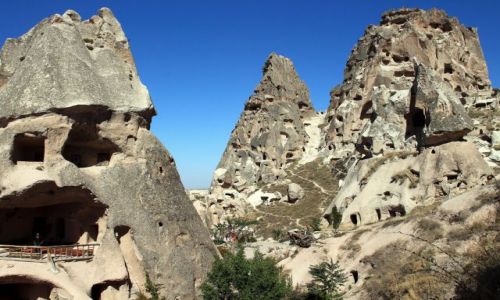 Zdjecie TURCJA / Wyżynia   Anatolijska / Parku Narodowego Göreme. / krajobraz w Kapadocji