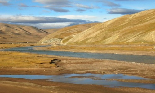 Zdjcie TYBET / Tybet pnocno - wschodni / trasa kolejowa Golmud - Lhasa / Tybet 15