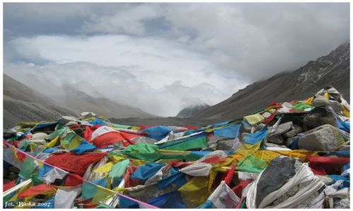 Zdjęcie TYBET / Himalaje / Everest Base Camp / Zamiast Everestu...