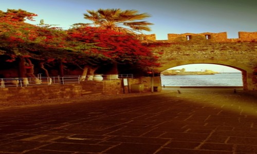 Zdjcie GRECJA / Rodos / Port Mandraki  / Uliczkami Starego miasta