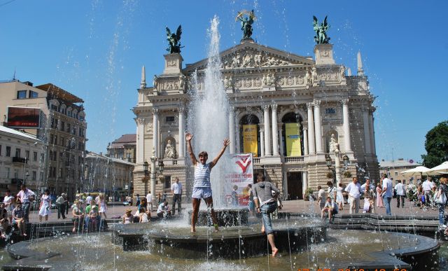 Zdjęcia: Lwów, Fontanna, UKRAINA Zdjęcia: Lwów, Fontanna, UKRAINA