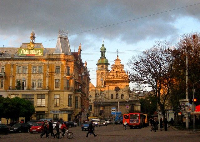 Zdjęcia: Lwów, Lwowski, kompleks dominikański z kościołem św. Andrzeja, UKRAINA Zdjęcia: Lwów, Lwowski, kompleks dominikański z kościołem św. Andrzeja, UKRAINA