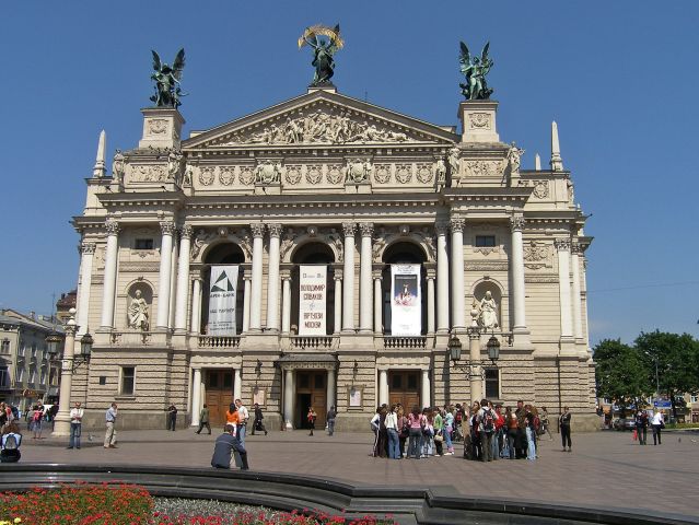 Zdjęcia: Lwów, Teatr Wielki we Lwowie, UKRAINA Zdjęcia: Lwów, Teatr Wielki we Lwowie, UKRAINA