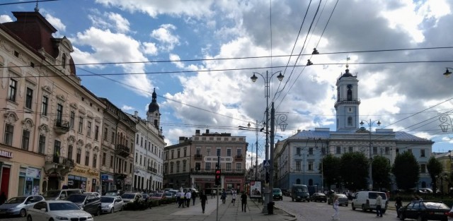 Zdj cia: Czerniowce, Bukowina, Czerniowce ratusz, UKRAINA