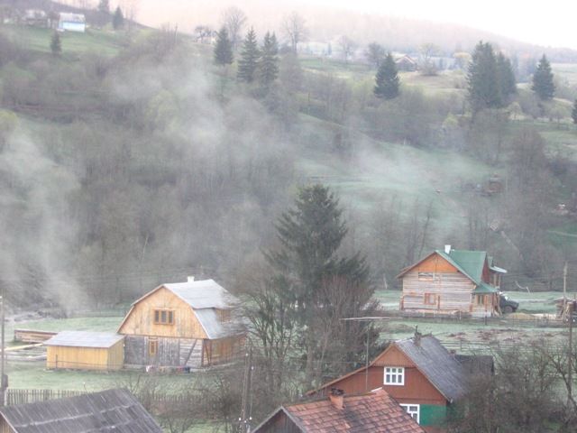 Zdjęcia: wioska, Worochta, mglaPoranna..., UKRAINA Zdjęcia: wioska, Worochta, mglaPoranna..., UKRAINA