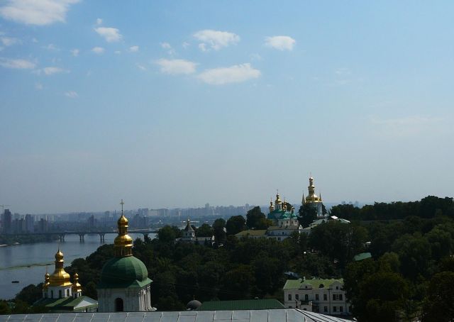 Zdjęcia: Ławra Peczerska, Kijów, panorama z nad ławry, UKRAINA Zdjęcia: Ławra Peczerska, Kijów, panorama z nad ławry, UKRAINA