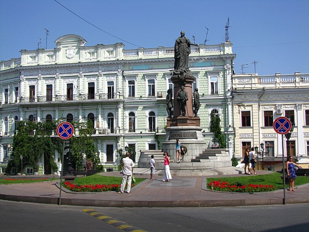 Zdjęcia: Odessa, Obwód Odeski, pomnik carycy Katarzyny II, UKRAINA Zdjęcia: Odessa, Obwód Odeski, pomnik carycy Katarzyny II, UKRAINA