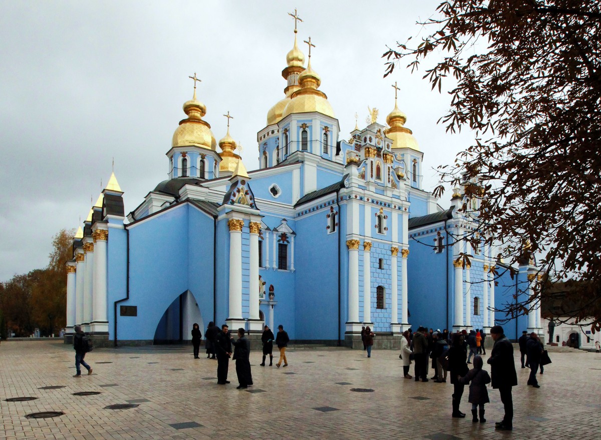 Zdjęcia: Centrum miasta, Kijów, Monaster św. Michała Archanioła o Złotych Kopułach , UKRAINA Zdjęcia: Centrum miasta, Kijów, Monaster św. Michała Archanioła o Złotych Kopułach , UKRAINA