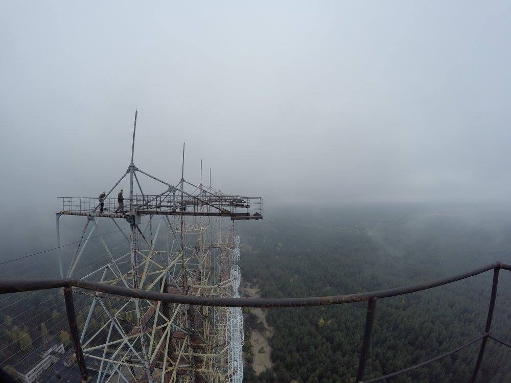 Zdjęcia: Czarnobyl-2, obwód Kijowski, Szczyt anteny radaru DUGA, UKRAINA Zdjęcia: Czarnobyl-2, obwód Kijowski, Szczyt anteny radaru DUGA, UKRAINA