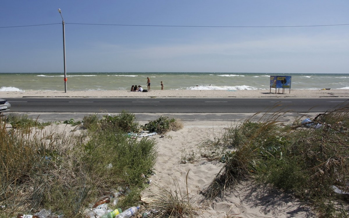 Zdjęcia: Berdiańsk, Obwód zaporoski, Morze Azowskie - plaże na Mierzei Berdiańskiej, UKRAINA Zdjęcia: Berdiańsk, Obwód zaporoski, Morze Azowskie - plaże na Mierzei Berdiańskiej, UKRAINA
