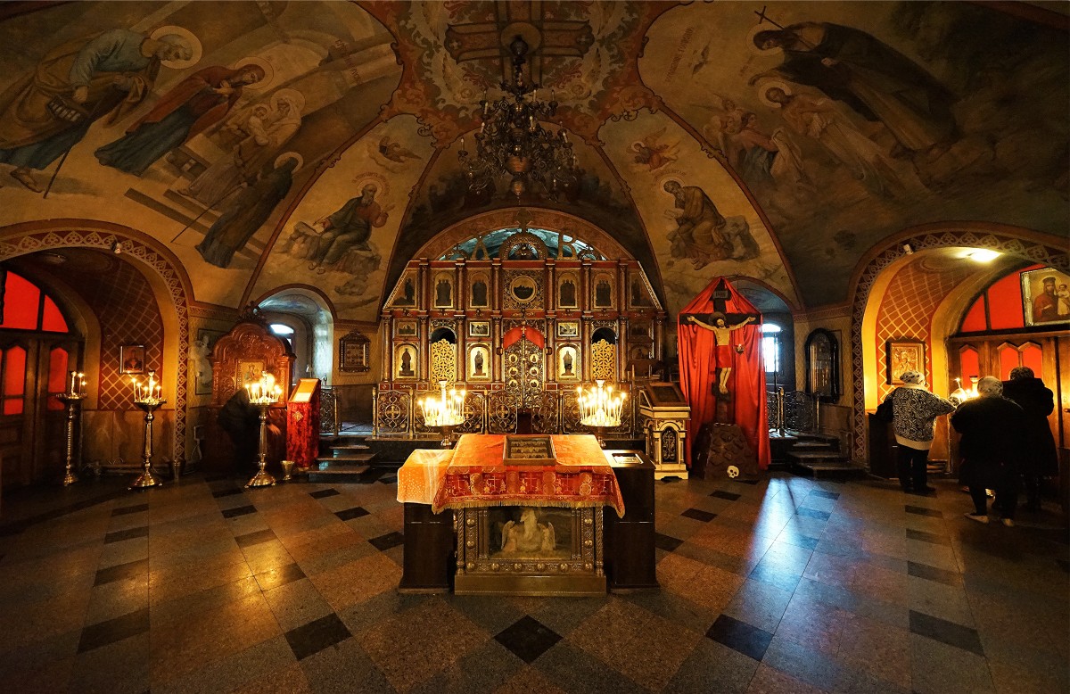 Zdjęcia: Sobór Opieki Matki Bożej, Charków, Wnętrze świątyni, UKRAINA Zdjęcia: Sobór Opieki Matki Bożej, Charków, Wnętrze świątyni, UKRAINA