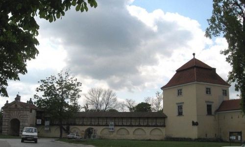 Zdjcie UKRAINA / Lwowski / kiew / fragment zamku Sobieskich z Bram Glisk