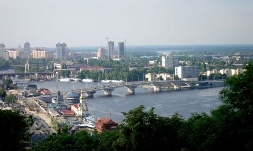 Zdjecie UKRAINA / - / Kijw / Wyspy na Dnieprze