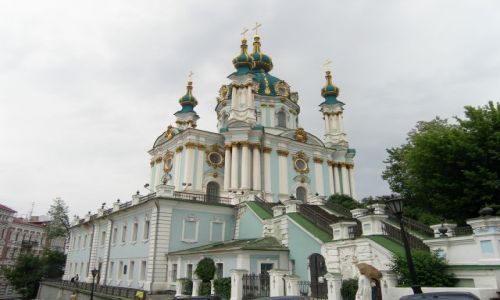 Zdjecie UKRAINA / - / Kijw / Cerkiew w. Andrzeja