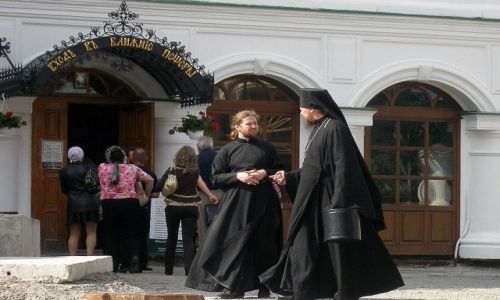 Zdjecie UKRAINA / - / Kijw awra Kijowsko-Peczerska / Wejcie do pieczar, czyli serca awry 