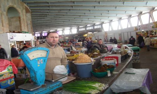 Zdjecie UKRAINA / Zach. Ukraina / Stanisaww / Hala targowa