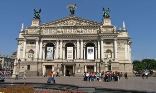 Zdjecie UKRAINA / - / Lww / Teatr Wielki we Lwowie