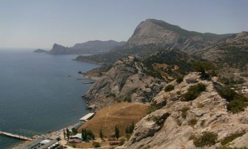 Zdjecie UKRAINA / Krym / Krym / Panorama wybrzea Morza Czarnego