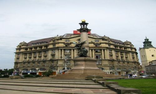 Zdjecie UKRAINA / Ukraina Zachodnia / Lwów / plac Mickiewicza