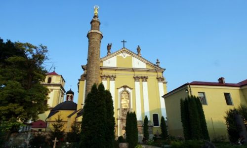 UKRAINA / Podole / Kamieniec Podolski / Katolicka katedra z minaretem
