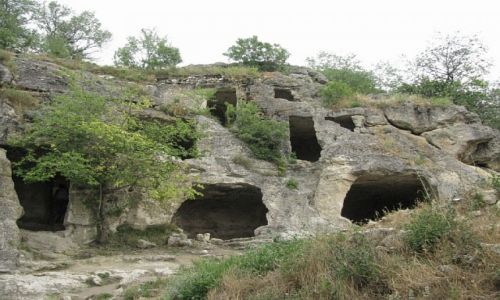 Zdjęcie UKRAINA / Krym / Czufut Kale / skalne miasto