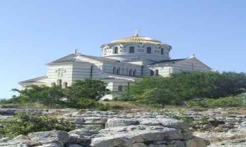 Zdjcie UKRAINA / Sewastopol / Chersonez Taurydzki / Sobr w. Wodzimierza