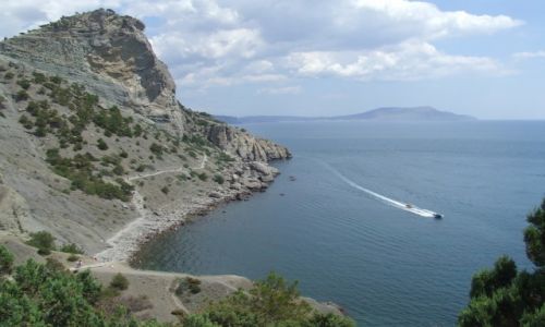 Zdjecie UKRAINA / Krym / Nowy wiat / w zatoce