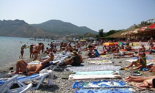 Zdjęcie UKRAINA / Krym / Koktebel / na plaży