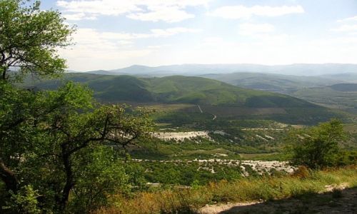Zdjcie UKRAINA / Krym / okolice Bakczysaraju / trekking do Tepe Kermen