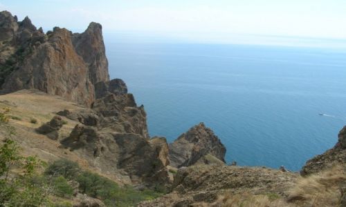 Zdjęcie UKRAINA / Krym / okolice Koktebel / wulkany na Krymie czyli Kara-Dag