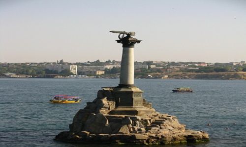 UKRAINA / Krym / Sewastopol / Pomnik Zatopionych Okrtw