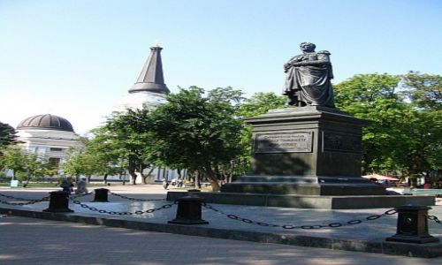Zdjecie UKRAINA / Obwd Odeski / Odessa / pomnik ksicia Woroncowa