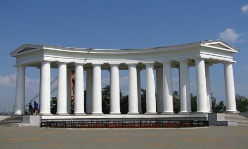 Zdjcie UKRAINA / Obwd Odeski / Odessa / Bulwar Nadmorski - paac Woroncowa