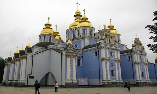 Zdjcie UKRAINA / Obwd Kijowski / Kijw / Monastyr w. Michaa Archanioa o Zotych Kopuach