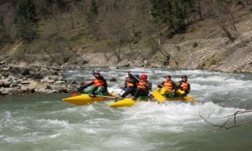 Zdjcie UKRAINA / Ukrainski Karpaty / Verchovina / Rafting na  Ukrainie