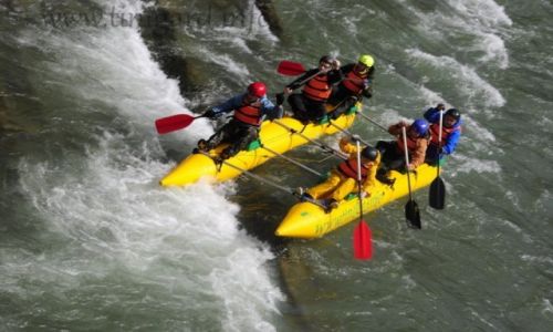 Zdjcie UKRAINA / Ukrainski Karpaty / Verchovina / Rafting na  Ukrainie