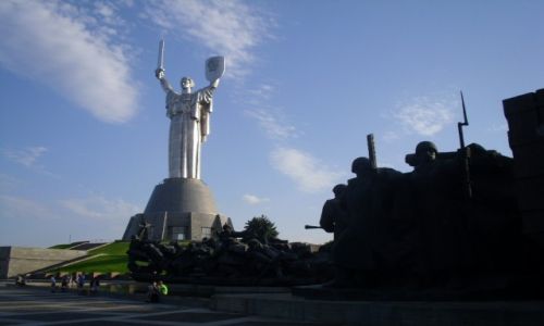 Zdjcie UKRAINA / KIJOW / POMNIK MATKI OJCZYZNY / POMNIK MATKI OJCZYZNY KIJOW