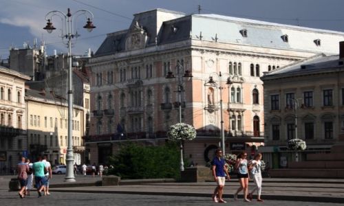 Zdjcie UKRAINA / Zachodnia Ukraina / Lww / Kultowy Hotel George