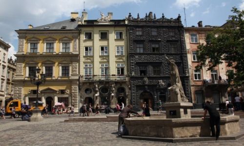 Zdjcie UKRAINA / Zachodnia Ukraina / Lww / Na rynku