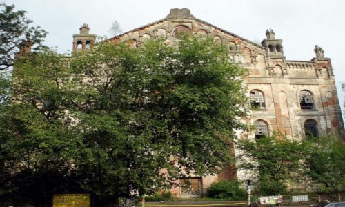 Zdjęcie UKRAINA / Aglomeracja Drohobycko-Borysławska / Drohobycz / Synagoga, w remoncie