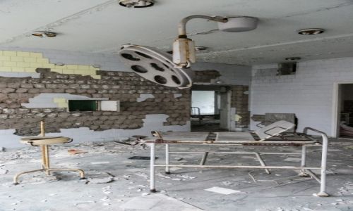 Zdjcie UKRAINA / Prype / Czarnobylska Strefa Wykluczenia / Szpital miejski