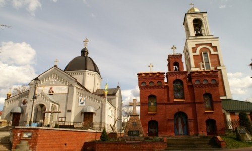Zdjcie UKRAINA / obwd lwowski / Truskawiec / wspczesna cerkiew