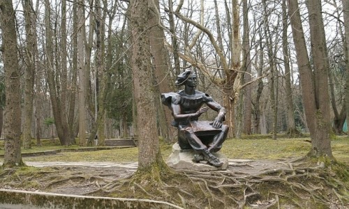 Zdjcie UKRAINA / obwd lwowski / Truskawiec / park zdrojowy